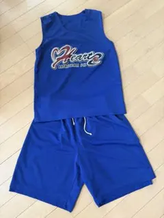 Heart BASKETBALL ユニフォーム 青 Heart バスケットボール ユニフォーム M 青 - メルカリ