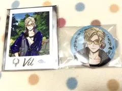 ツイステ展　缶バッジ カード　ヴィル