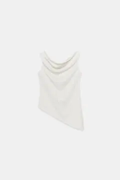 ZARA ラスティックアシンメトリートップスのサムネイル