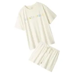 【新品】　ジェラートピケ　モチーフ4柄Tシャツ　接触冷感　ショートパンツ　セットのサムネイル