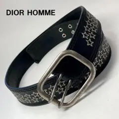 ディオールオム 星ベルトスタースタッズ ダブルピン 85 エディ期