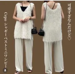 セポ　シャギーニットミニワンピース