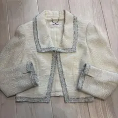 courrèges /クレージュ　テーラードジャケット ホワイト　40