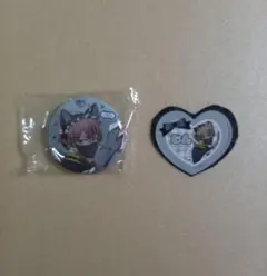 桃源暗鬼　 皇后崎迅 ジャージメイドセット② （ガチャ缶バッジ・ステッカー）