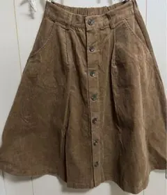 コーデュロイスカート