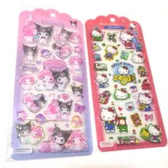 正規品　キティ　マイメロ　クロミ　ドロップジェリーシール　KITTY　サンリオ