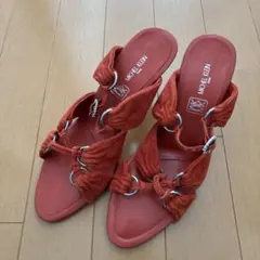 MICHEL KLEIN オレンジ トングサンダルのサムネイル