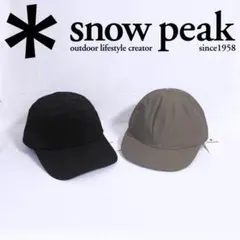 SNOW PEAK スノーピーク キャップ 新品 2個セット
