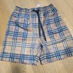 BURBERRYチェック柄メッシュショートパンツのサムネイル