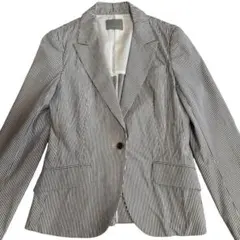 theory luxe ストライプ テーラードジャケット 40