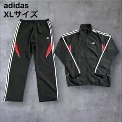 美品　adidas セットアップ　ナイロンジャケット 　XLサイズ