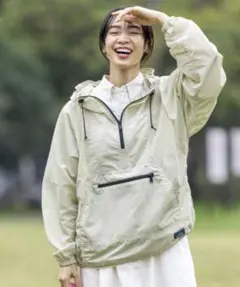 【完売品】L.L.Bean アノラックパーカー ベージュ