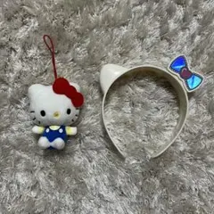 サンリオ ハローキティ ぬいぐるみ マスコット&ハッピーセット カチューシャ