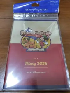 ディズニーリゾート2026手帳シール付きスケジュール帳