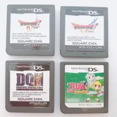 RPG　4本セット　ドラクエ4　ドラクエ6　ゼルダの伝説　DQM
