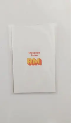 BTS RM ナムジュン Butter メッセージカード