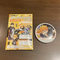 ハイキュー　日向翔陽　缶バッチ　横断幕
