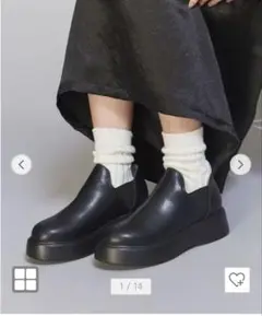 サイドゴア アンクルブーツ 未使用品