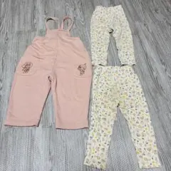 アンパンマン 90cm サロペット レギンス セット 女の子 保育園着