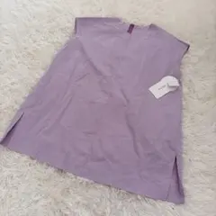 タグ付き✨ ミラオーウェン裾スリットコットンフレンチスリーブシャツ洗えるのサムネイル