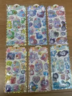 キラキラ ウォーターインシール クラックス 6枚セット