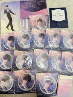 恋と深空 ホムラ 誕生日 バースデー 缶バッジ チェキ 手紙 セット 公式正規品