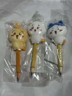 ちいかわ　ぬいぐるみボールペン　3点セット