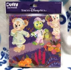 ウォッシュタオル　フォールズサウンドインビテーション　ダッフィー＆フレンズ