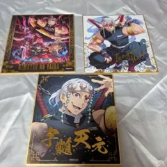 〇鬼滅の刃 ビジュアル色紙コレクション 3枚