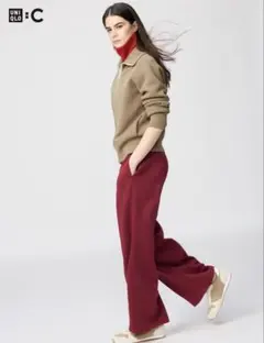 UNIQLO C スウェットストレートパンツ