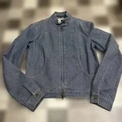 セオリー　デニムジャケット スタンドカラー　レディース　美品ジップアップサイズ4