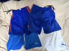 アディダス・プーマ サッカーハーフパンツ4枚セット