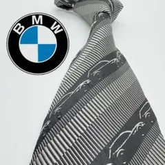 【美品】BMW /ビーエムダブリュー　ネクタイ　総柄