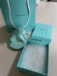 美品Tiffany インフィニティ ネックレス