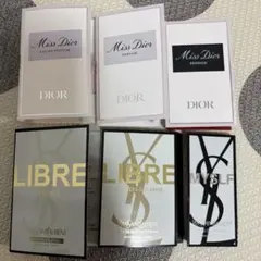 YSL＆DIOR人気香水6種　お試しセット