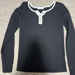 PALEMO STORE リブニット 長袖 ブラック セール