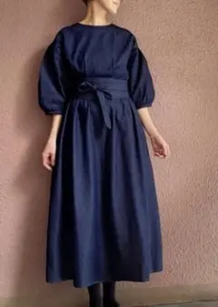 ito fukuoka ×yocka one-piece 作家様 ito fukuoka 】yocka linen one-pieceレア 作家 - メルカリ