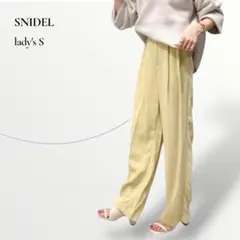 スナイデル／タックイージーパンツ ワイドパンツ ストレッチ