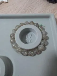 水晶グリーン系 ブレスレット