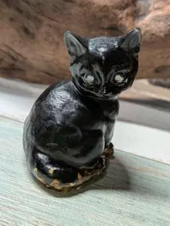 ぽぽら様　オブシディアン　ネコ　猫　キャット　カービング オブシディアン ネコ 猫 キャット カービング - メルカリ