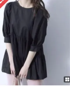 ヘザーティアードブラウス
