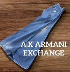 ダメージデニム☆A|X ARMANI EXCHANGE☆アルマーニ☆ストレート☆のサムネイル