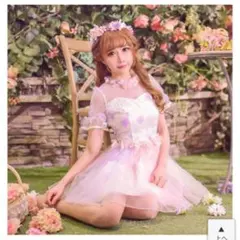 チュールワンピース