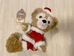 《美品送料込》レアダッフィ♡クリスマス　ぬいぐるみポーチ