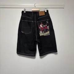 アベイシングエイプ NIGO期 スタープリント デニム ショートパンツ XL