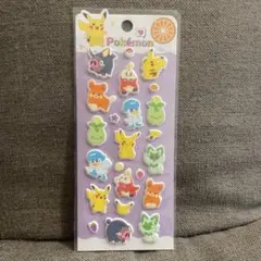☆海外限定☆ ポケモン ぷっくりシール 新品未開封 1点