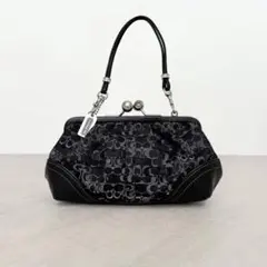 Coach Optic Signature Kisslock Party Bag
