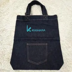未使用 KAIHARA DENIM カイハラデニム◆トートバッグ 刺繍