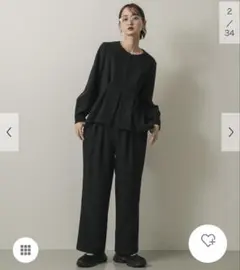 SENSE OF PLACEウエストタックジャケットセットアップ