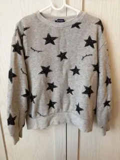 Moujonjon 星柄 トレーナー 130